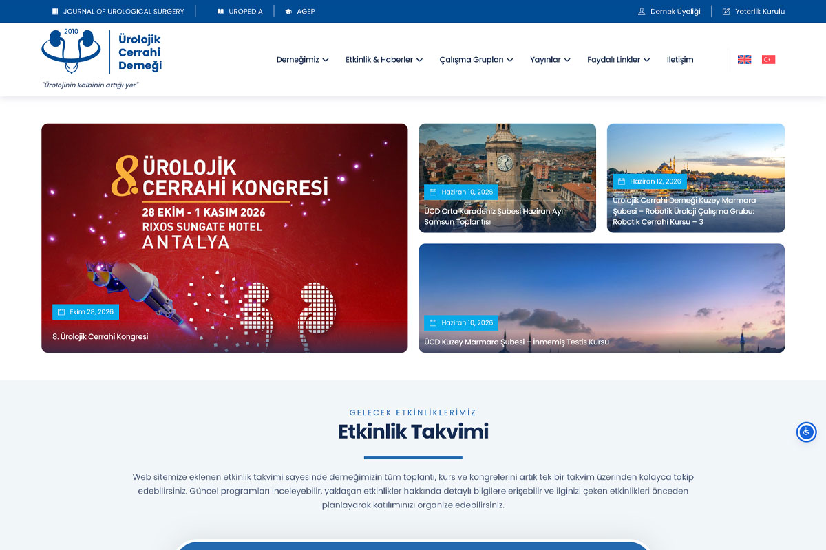 Ürolojik Cerrahi Derneği — Bir Bilim Topluluğunun Dijital Evi