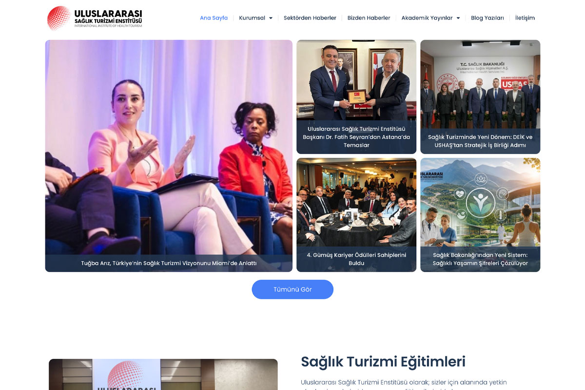 Uluslararası Sağlık Turizmi Enstitüsü (USTE) — Sektörün Bilgi ve Eğitim Platformu