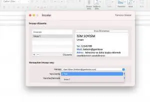 Outlook mail imza oluşturma adım 4